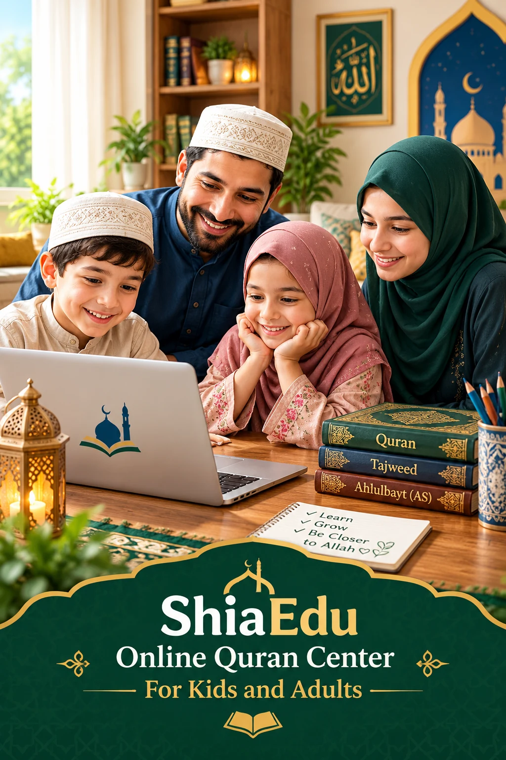 Certified Shia teacher guiding a student in live one-to-one Shia Quran classes online at ShiaEdu